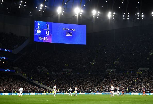 Tottenham Hotspur won the first European contest at their magnificent new stadium