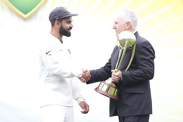 Kohli is the first Indian captain to win a test series in Australia