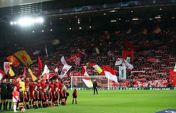 Anfield awaits another memorable Champions league night. Liverpool v FC Bayern Muenchen - UEFA Champions League Round of 16: First Leg