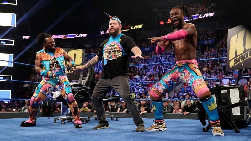 Kevin Owens gave it all as an honorary New Day member for the night