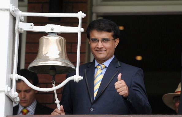 Sourav Ganguly at England v India: 2nd Investec Test - Day Five