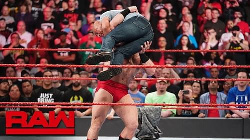 Kurt Angle was destroyed by a debuting Lars on RAW