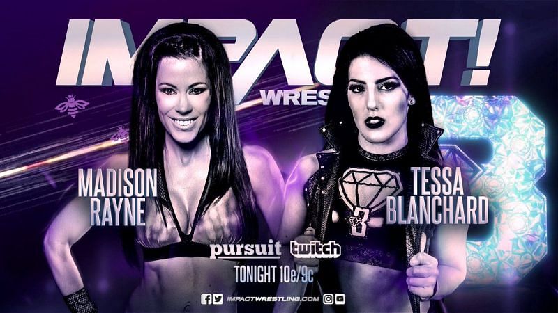 Madison Rayne looked to improve to 3-0 against the deranged Tessa Blanchard