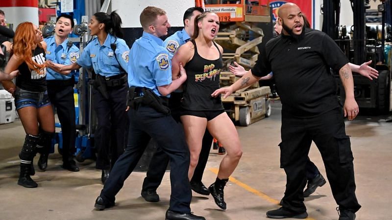 Rousey, Lynch and Flair were arrested on RAW