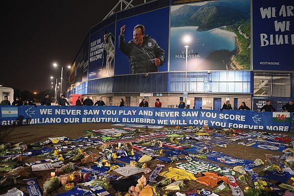Tributes Are Made To Emiliano Sala