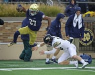 Notre Dame's Julian Love (27) is one of the best cornerbacks in the 2019 NFL Draft prospects pool