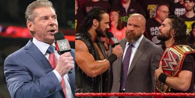 WWE head honcho Vince McMahon (far left) has been hailed by many for his business acumen; and for often times, taking calculated risks in the creative process