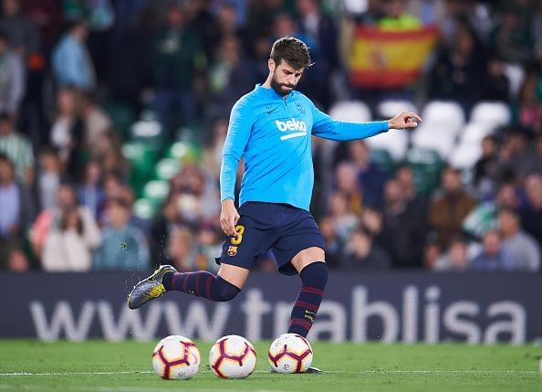 FC Barcelona&#039;s Gerard Pique