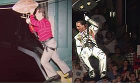 WWE History: When Vince McMahon rode the zip-line before Shawn Michaels did at WrestleMania 12