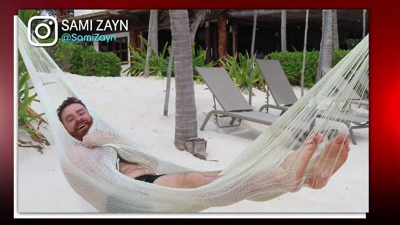 Sami Zayn on his vacation