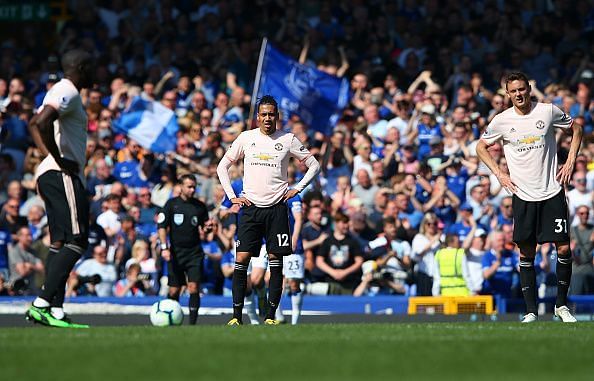 Manchester United failed to make a single mark at Goodison Park against Everton.