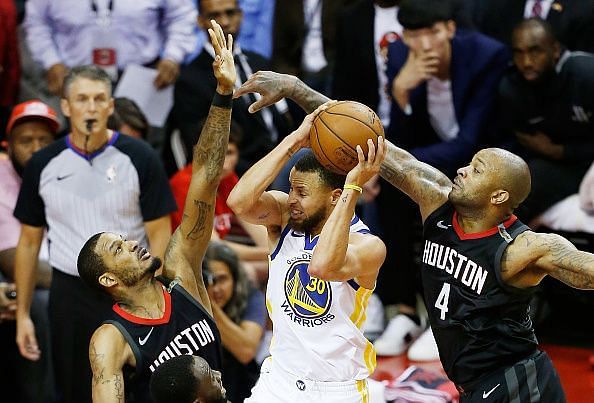 The Golden State Warriors defeated the Houston Rockets in the 2018 Western Conference Finals