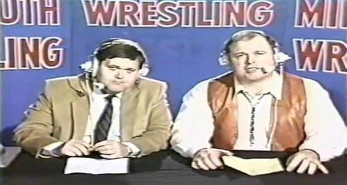 Jim Ross announcing for NWA Tri State in the late 1970s.