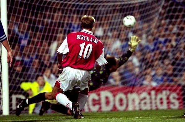 Bergkamp scored some brilliant goals while playing for Arsenal