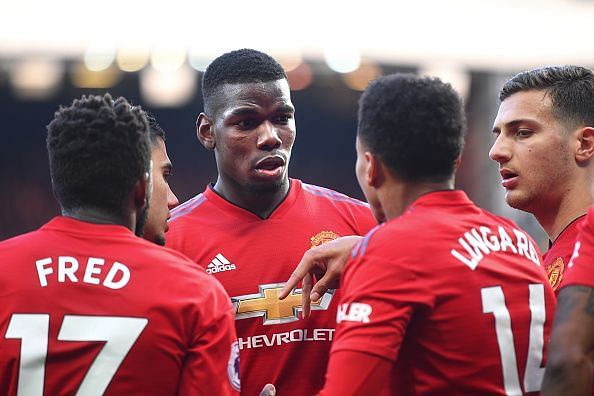 Paul Pogba&#039;s brace from the penalty spot helped Manchester United get all 3 points
