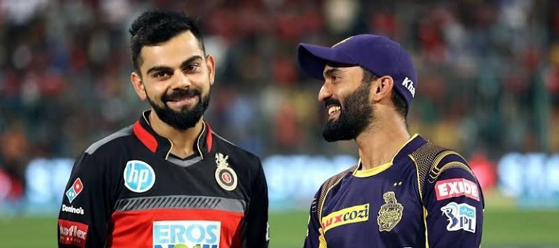 Virat Kohli&#039;s RCB to host Dinesh Kartik&#039;s KKR in the 17th match of IPL 2019.