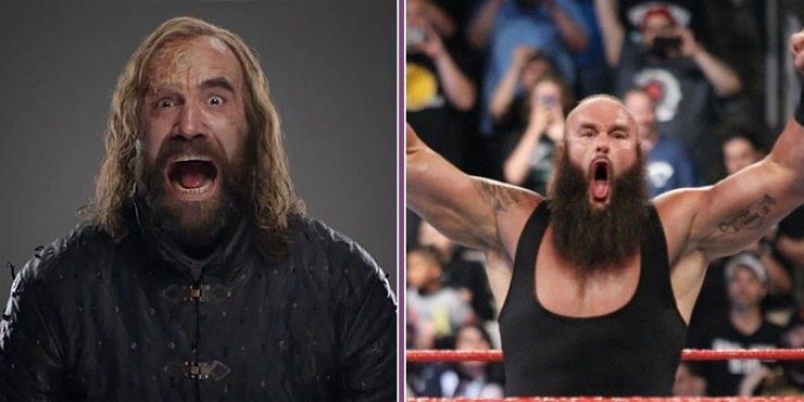 Visual similarities aside, Strowman and the Hound share a lot of character traits as well.