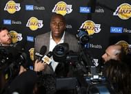 Magic Johnson has announced his surprise exit from the Los Angeles Lakers