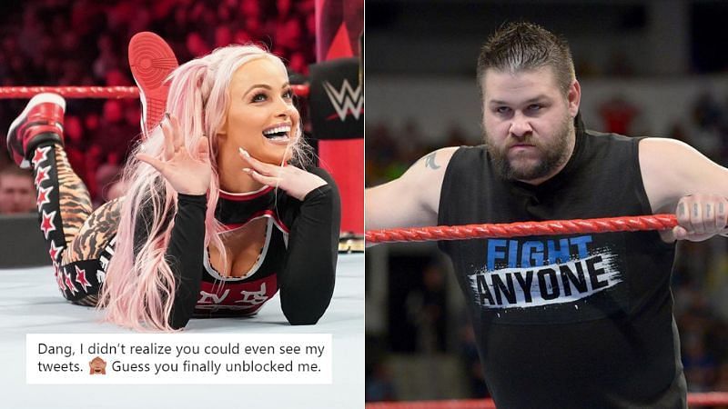 Liv Morgan and Kevin Owens are both active on Twitter
