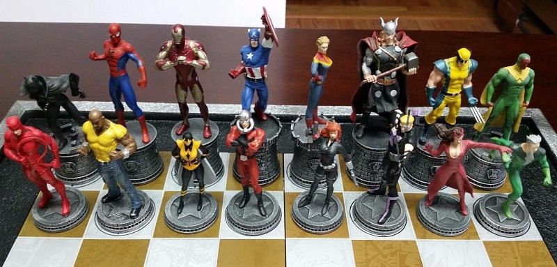 Super hero chess sets are a thing. Why not pro wrestling chess sets?