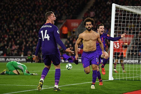 Salah ended his goal drought against Southampton last week