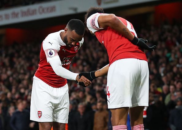 Lacazette and Aubameyang will be crucial to Arsenal&#039;s top four hopes
