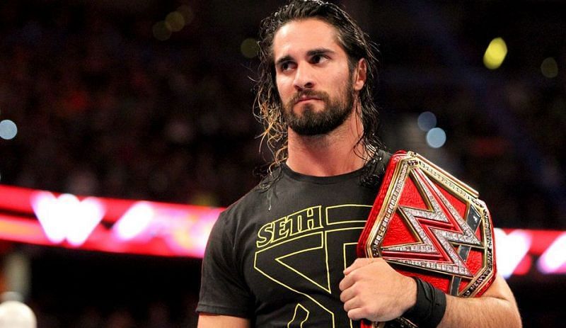 Rollins with the Universal Title