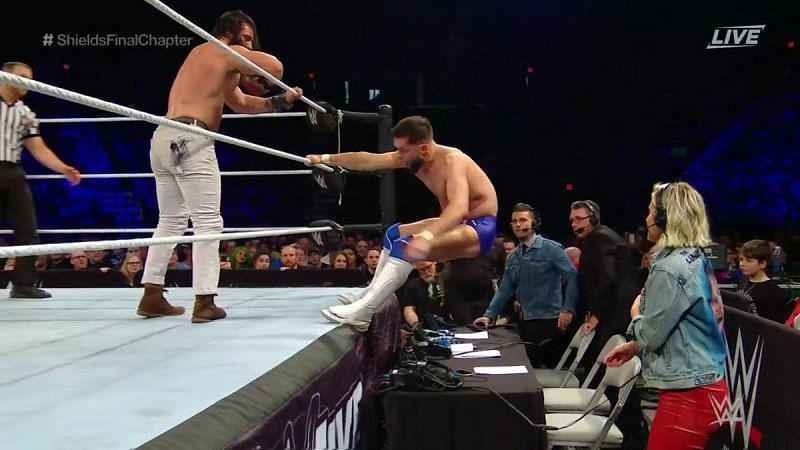 Balor and Elias competed for the Intercontinental Championship