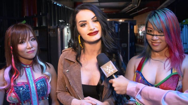 Paige introduced Kairi Sane and Asuka as a brand new tag team on SmackDown Live