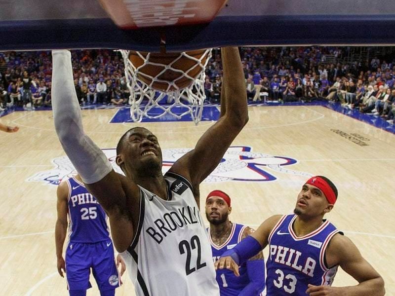 The lower ranked Brooklyn Nets upset the higher up Philadelphia Sixers to grab game one for themselves