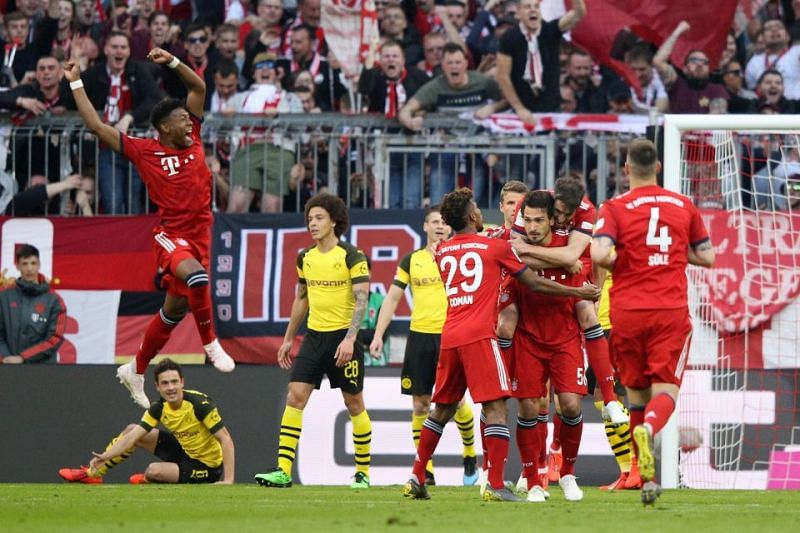 Bayern Munich back on top after a 5-0 demolition of Borussia Dortmund