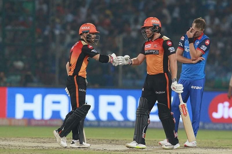 Warner and Bairstow (Image Courtesy: IPLT20.com)