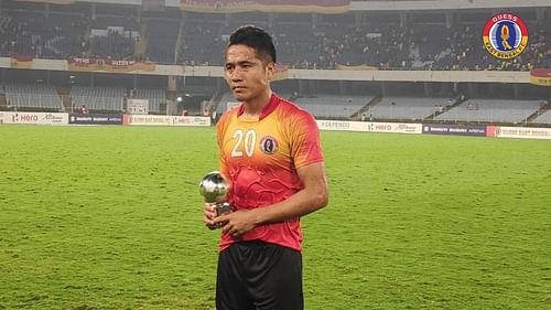 Lalrindika Ralte signed a new contract with East Bengal (Image: QEB FB Page)