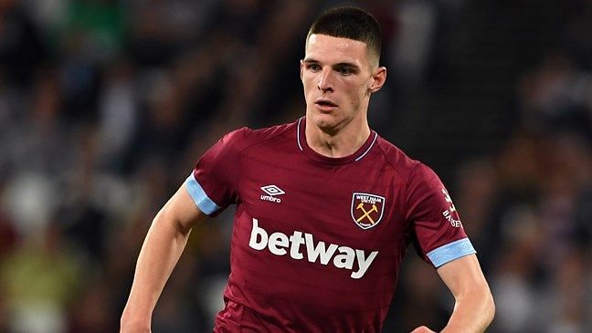 Declan Rice has been linked with a move to Manchester United this summer