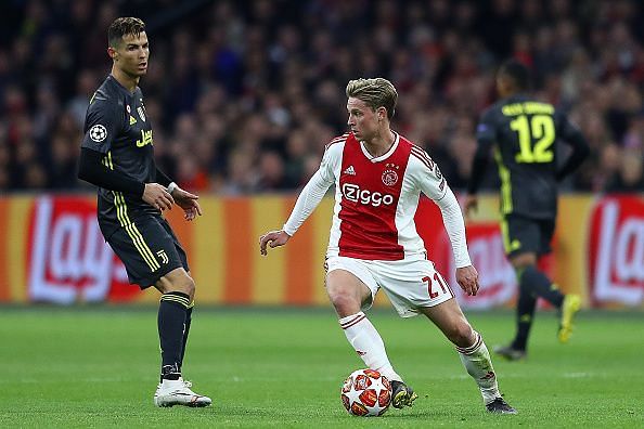 Frenkie de Jong has pulled the strings in Ajax midfield.