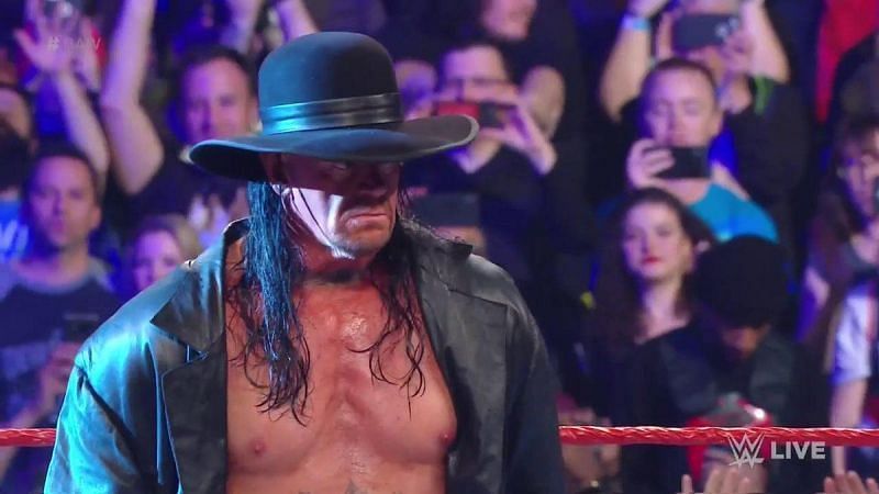 The Undertaker made an appearance on the RAW after WrestleMania to interrupt Elias