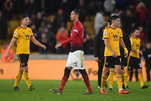Wolverhampton Wanderers v Manchester United - Premier League, Smalling let United down on the night