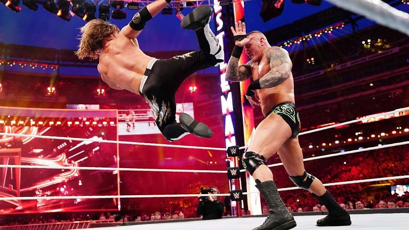 AJ Styles defeated Randy Orton last night