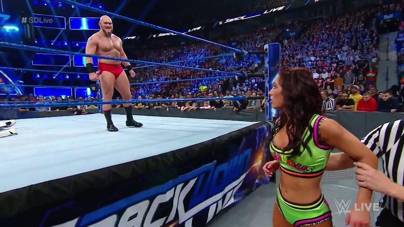 Lars Sullivan made his impact on WWE SmackDown Live