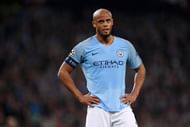 Vincent Kompany was constantly beaten by United's pace.