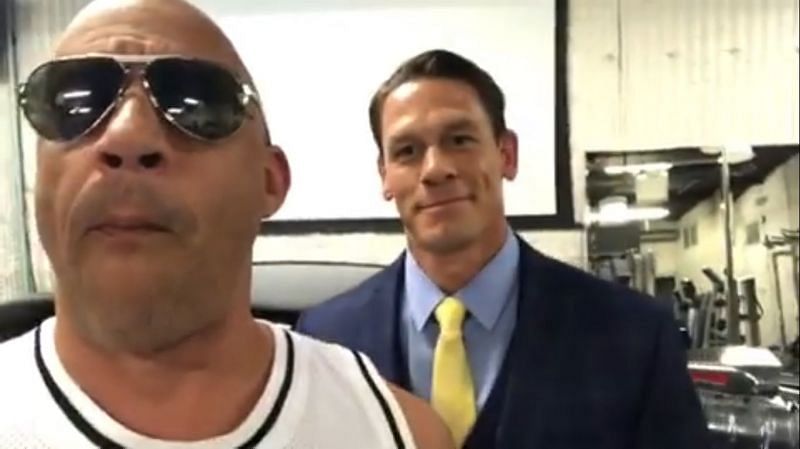 Vin Diesel and John Cena
