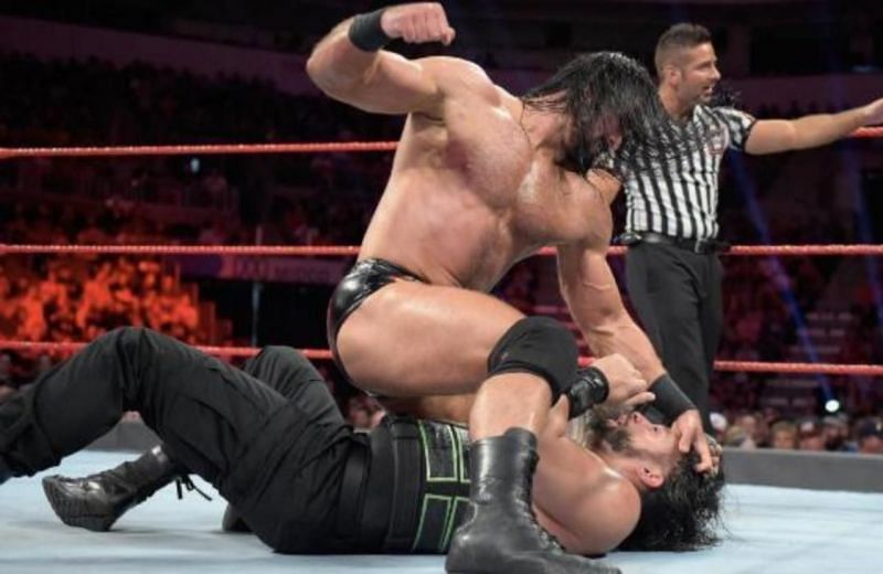 Image result for wwe drew mcintyre vs roman reigns