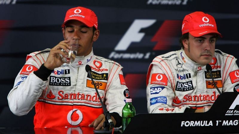 The team-mate rivalry in 2007 drove a wedge in McLaren