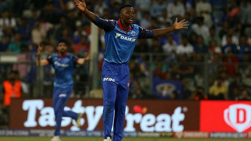 Kagiso Rabada playing for the Capitals (picture courtesy: BCCI/iplt20.com)