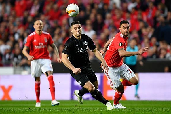 Benfica v Eintracht Frankfurt - UEFA Europa League Quarter Final : First Leg