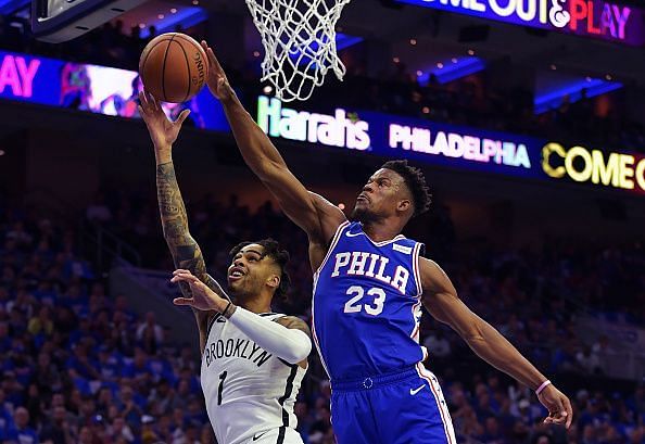 D&#039;Angelo Russell and Jimmy Butler