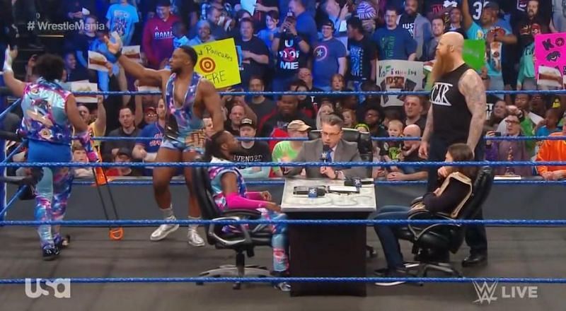 The contract signing segment on SmackDown
