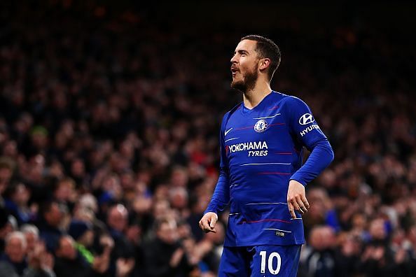 Eden Hazard has double-digit goals and assists for Chelsea this season.
