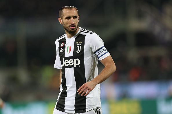 Giorgio Chiellini is among Italy&#039;s greatest ever central defenders