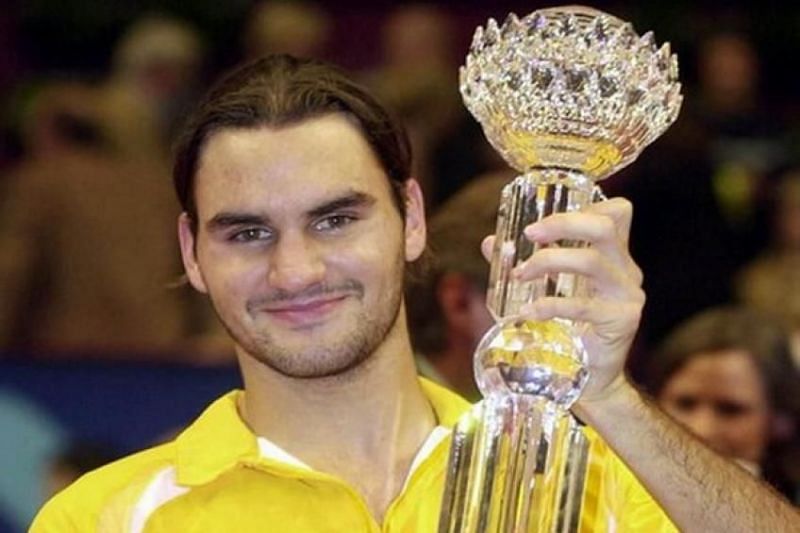 Federer winning Vienna open-2002